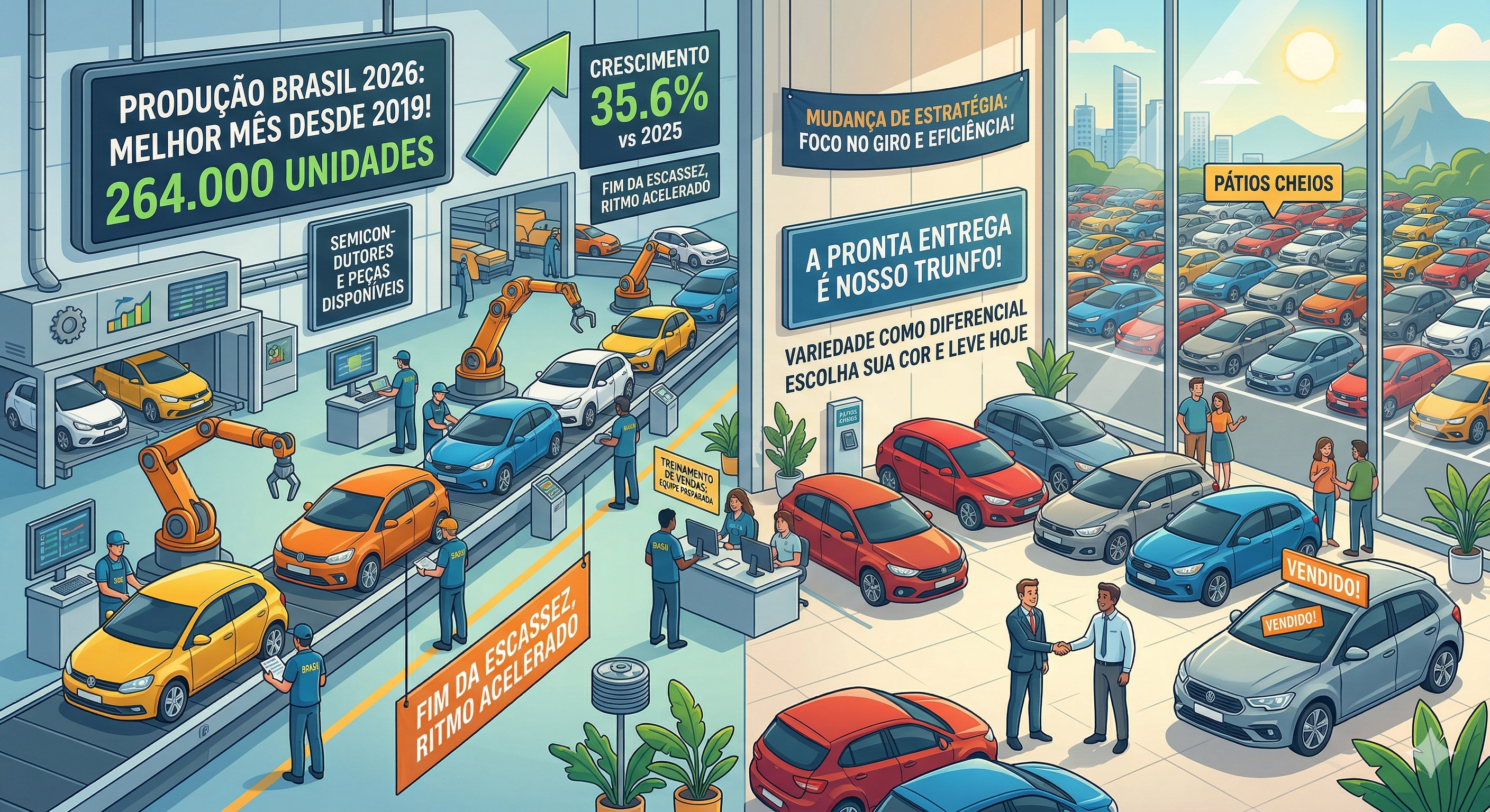 A Retomada do Gigante: Produção Automotiva Brasileira Atinge Maior Nível desde 2019