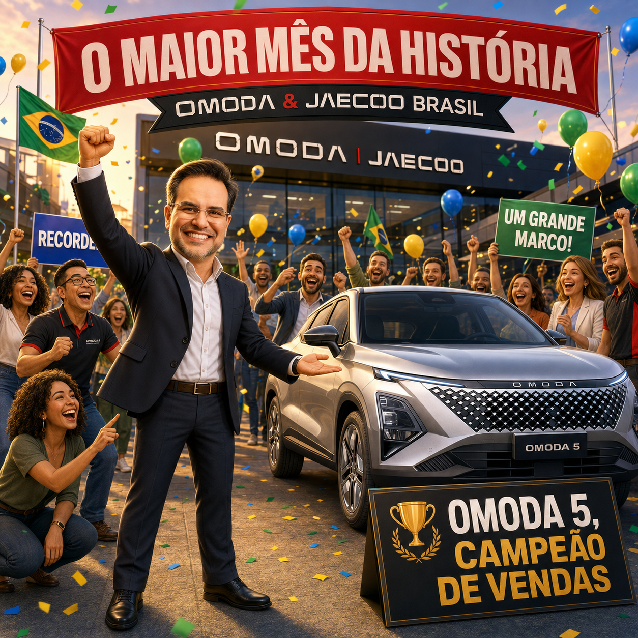 A Omoda Jaecoo alcança novo recorde