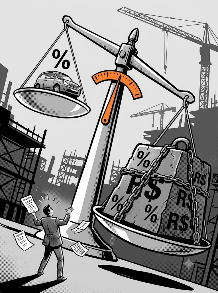 A disparidade nos juros do financiamento automotivo